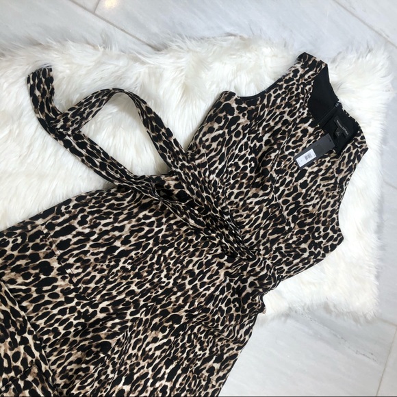 Banana Republic Leopard Wide-Leg Jumpsuit - Picture 3 of 7